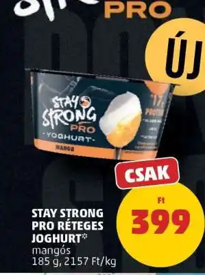 PENNY STAY STRONG PRO RÉTEGES JOGHURT ajánlat