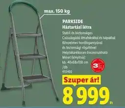 Lidl PARKSIDE Háztartási létra ajánlat