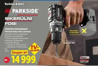 Lidl PARKSIDE PERFORMANCE ajánlat