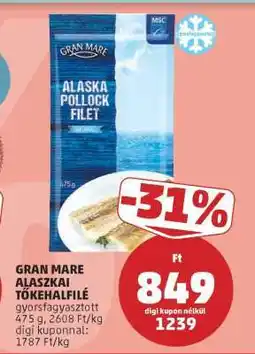 PENNY GRAN MARE Alaszkai Tőkehalfilé ajánlat