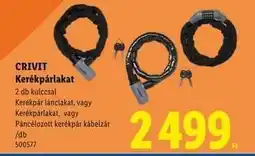 Lidl CRIVIT Kerékpárlakat ajánlat