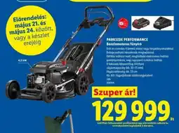Lidl PARKSIDE PERFORMANCE Benzinmotoros fűnyíró ajánlat