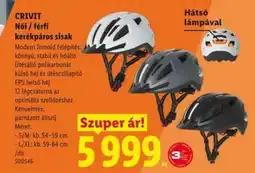 Lidl CRIVIT Női / férfi kerékpáros sisak ajánlat