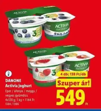DANONE ACTIVIA Joghurt