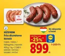 Lidl HÚSFARM ajánlat