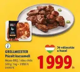 Lidl GRILLMEISTER Pácolt kacsamell ajánlat
