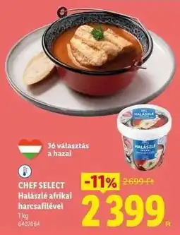 Lidl CHEF SELECT Halászlé afrikai harcsafilével ajánlat