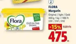Lidl FLORA Margarin ajánlat