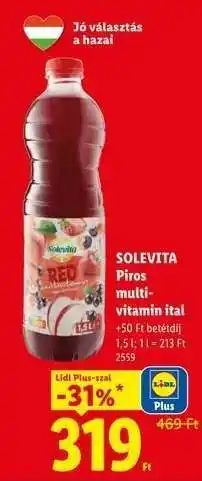 Lidl SOLEVITA ajánlat