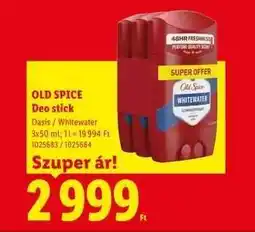 Lidl OLD SPICE Deo stick ajánlat