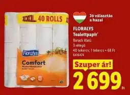 Lidl FLORALYS Toalettpapír ajánlat