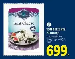 Lidl 1001 DELIGHTS Kecskesajt ajánlat