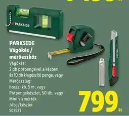 Lidl PARKSIDE Vágókés / mérőeszköz ajánlat