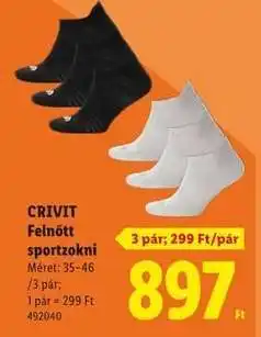 Lidl CRIVIT ajánlat