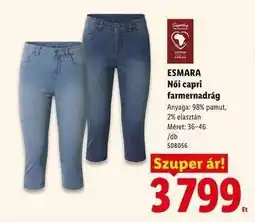 Lidl ESMARA ajánlat
