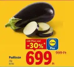 Lidl Padlizsán ajánlat