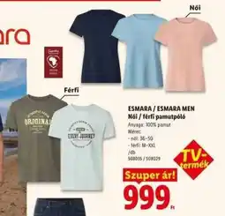 Lidl ESMARA / ESMARA MEN ajánlat
