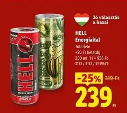 Lidl HELL Energiaital ajánlat