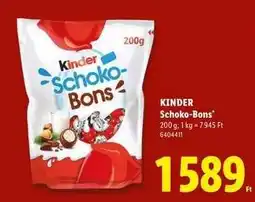 Lidl Kinder ajánlat