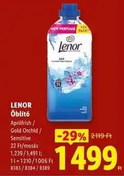 Lidl LENOR Öblítő ajánlat