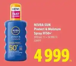 Lidl NIVEA SUN Protect & Moisture Spray FF50+ ajánlat