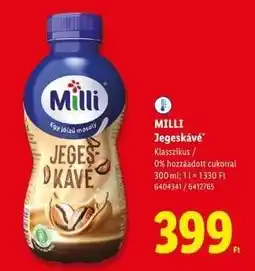 Lidl MILLI Jegeskávé ajánlat