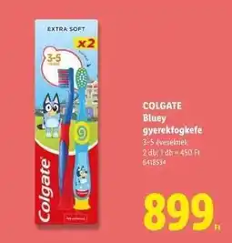 Lidl Colgate Bluey gyerekfogkefe ajánlat