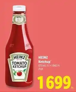 Lidl HEINZ Ketchup ajánlat