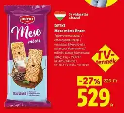 Lidl DETKI Mese mézes linzer ajánlat