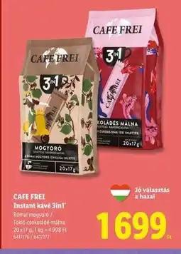 Lidl CAFE FREI Instant kávé 3in1 ajánlat