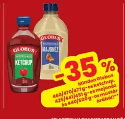 Interspar Globus ketchup, majonéz és mustár ajánlat