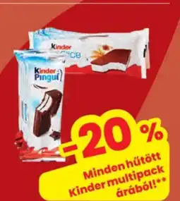 Interspar Kinder hűtött multipack ajánlat