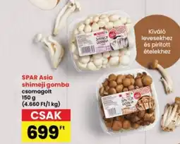 Interspar Spar Asia shimeji gomba ajánlat