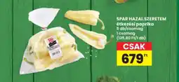 Interspar Spar Hazai.Szeretem Étkezési paprika ajánlat