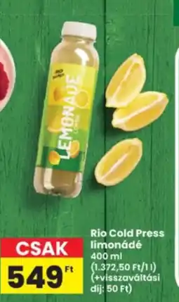 Interspar Rio Cold Press limonádé ajánlat