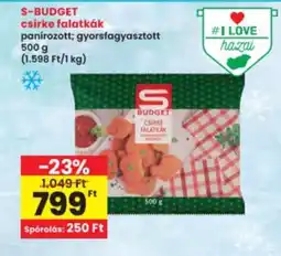 Interspar S-Budget csirke falatkák ajánlat