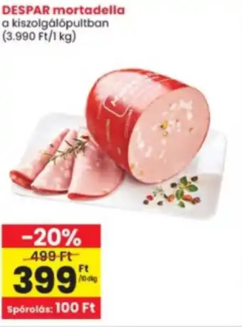 Interspar Despar mortadella ajánlat