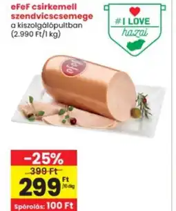 Interspar eFeF csirkemell szendvicscsemege ajánlat