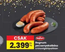 Interspar Regnum pecsenyekolbász ajánlat