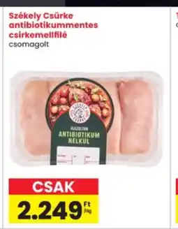 Interspar Székely Csürke antibiotikummentes csirkemellfilé ajánlat