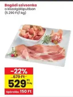 Interspar Bogádi szívsonka ajánlat