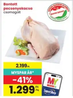 Interspar Bontott pecsenyekacsa ajánlat