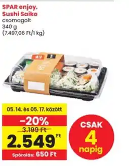 Interspar Sushi Saiko ajánlat