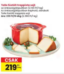 Interspar Tolle füstölt trappista sajt ajánlat