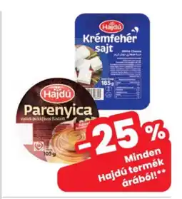 Interspar Hajdú Krémfehér sajt ajánlat