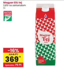 Interspar Magyar esl Tej ajánlat