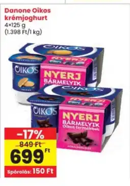 Interspar Danone Oikos krémjoghurt ajánlat