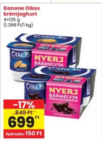 Interspar Danone Oikos krémjoghurt ajánlat
