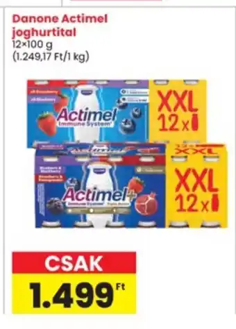 Interspar Danone Actimel joghurtital ajánlat