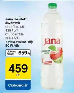 Tesco Jana ízesített ásványvíz ajánlat
